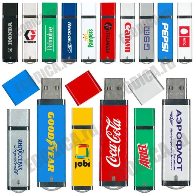 Флэшка классическая usb flash drive промо флешки пластик оптом