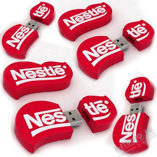 Флешки логотип «NESTLE» оригинальные usb флеш-карты оптом