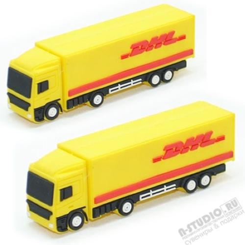 Usb флеш карты «Грузовик службы доставки DHL» usb flash диски грузовые автомобили