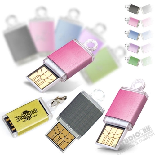 Сувенирные мини флешки с логотипом mini usb flash диски slim