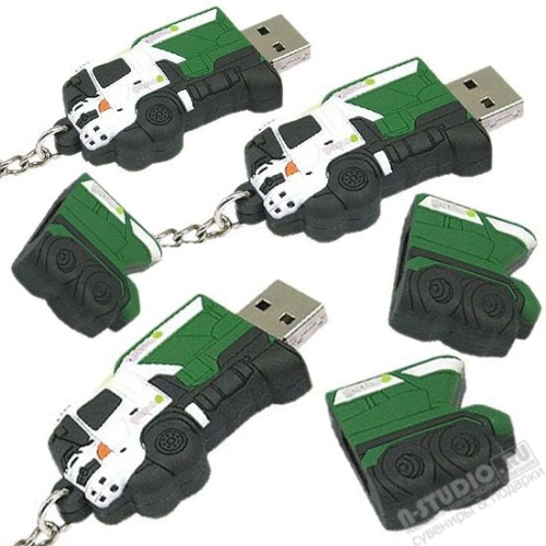Usb флеш накопители pvc «Грузовик» оригинальные флешки оптом
