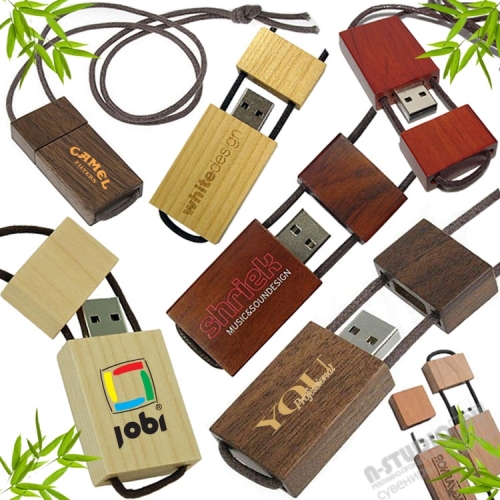 Деревянные usb флеш карты с логотипом флешки дерево оптом