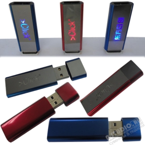 Сувенирные флешки светящиеся оптом usb флэш карты с подсветкой логотипа