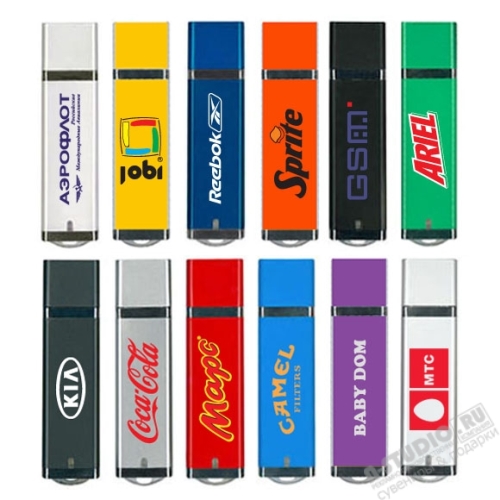 Промо флешки пластиковые usb flash карты с логотипом (акция)