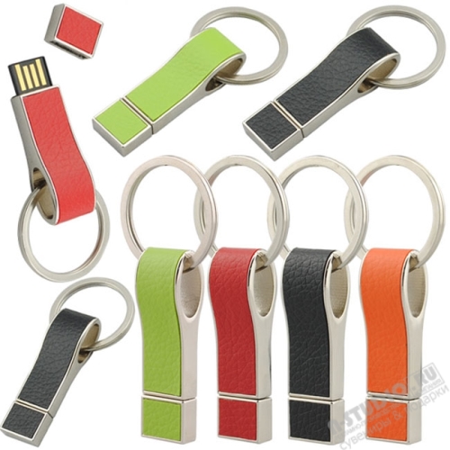 Кожаные флешки с логотипом подарочные usb флэш карты из кожи оптом