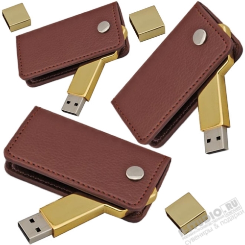 Флешки «Ключ» в кожаном футляре с логотипом оптом usb флэш карты ключи 