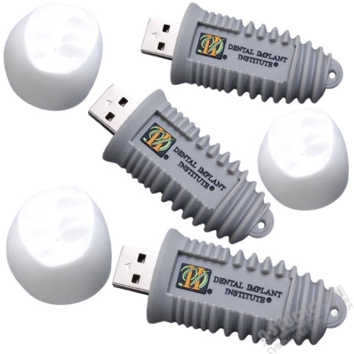 Флэшки Имплантат стоматологический зуб usb флеш карты с логотипом для стоматологических клиник