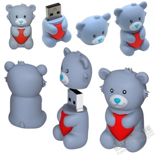 Флешки «Медвежонок» зоо usb флеш карты с логотипом оптом