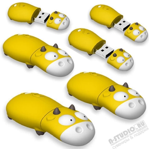 Подарочные флешки «Бык» usb флэш накопители символ года