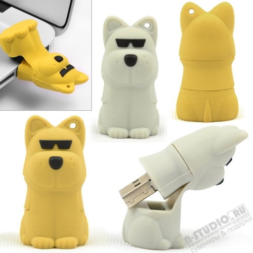 Флешки «Собака» животные usb флеш накопители год собаки цены