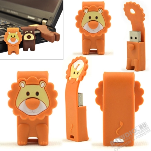 Флешки гороскоп «Лев» сувенирные usb flash карты зодиак