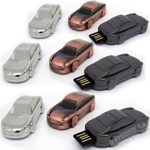 Авто флешки «Легковой автомобиль» металлические usb флэш накопители для автомобильных компаний