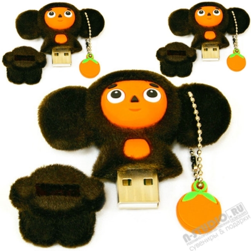 Флэшки «Чебурашка» оригинальные usb флэш накопители под логотип