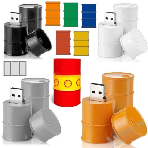 Флешки с логотипом «Бочка» подарочные usb флэш карты для мужчин на 23 февраля