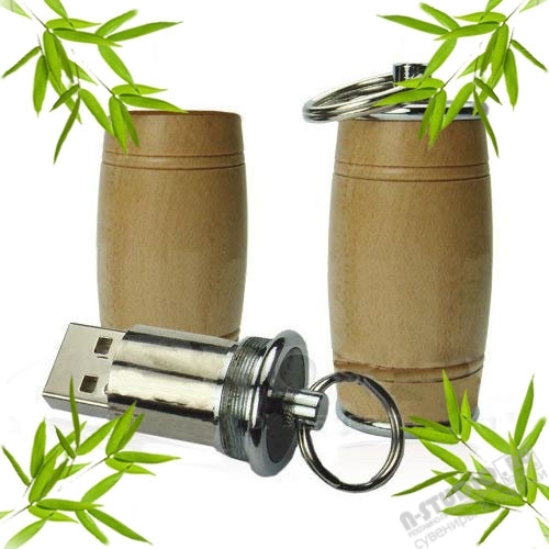 Флешки «Винная бочка» деревянные usb флэш-карты с логотипом