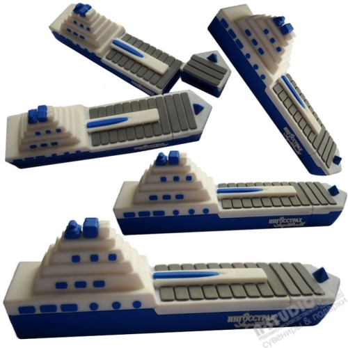 Флешки «Корабль» с логотипом pvc usb flash карты морская перевозка