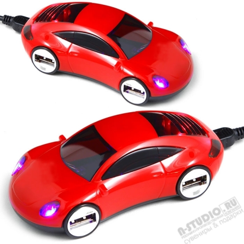 Хабы оригинальные 4 порта USB 2.0 «Автомобиль» под нанесение логотипа