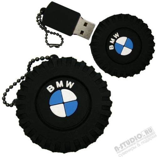 Флешки «Колесо BMW» под нанесение логотипа флэш карта оптом