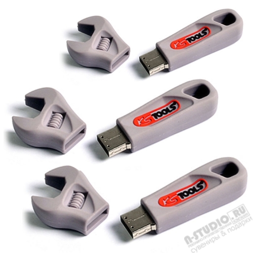 Флешка «Гаечные ключи» под логотип usb флэш накопители оптом