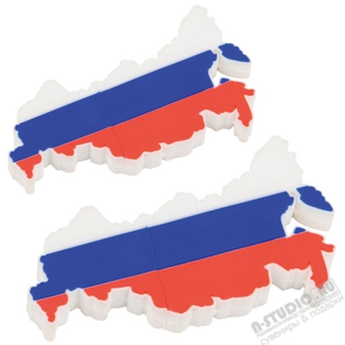 Флешки «Карта России» с логотипом оптом