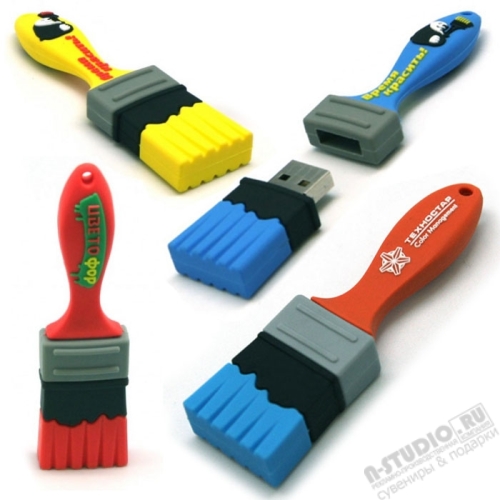 Флешки «Кисточка» строительная usb флэш-карта под нанесение логотипа
