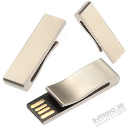 Флэшка клип скрепка с логотипом usb флеш накопитель зажим склад оптом