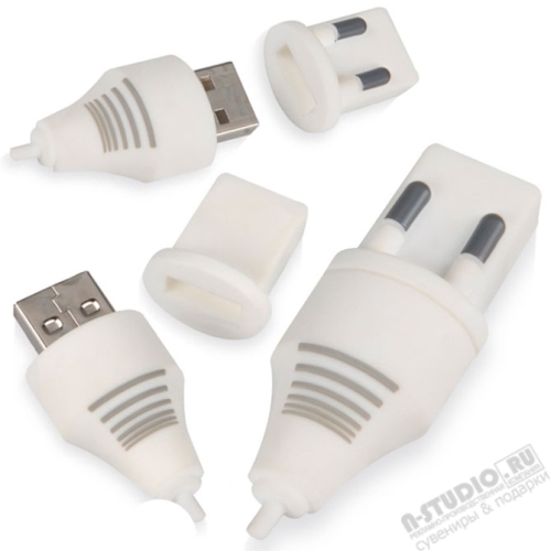 Флеш-карты «Вилка» компьютерные usb флэшки под логотип оптом