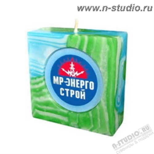 Свеча с логотипом
