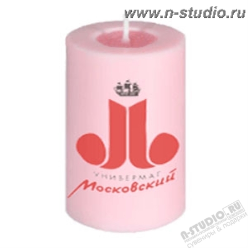 Свеча с фирменным знаком