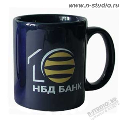 Кружка керамика кобальт, темно синяя