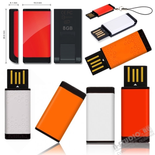 Usb flash drive slim красные мини флешки оранжевые мини флэшки