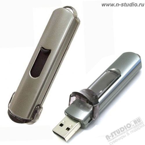 USB брелок с выдвижным коннектором оптом 2Gb 4Gb 8Gb