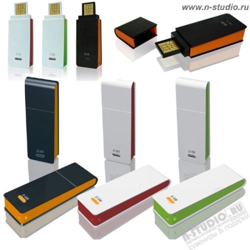 USB Flash Drive оранжевые, красные, зелёные 2Gb 4Gb 8Gb 16Gb
