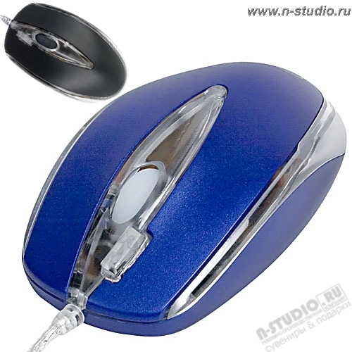 Мышь оптическая кнопка 2X, USB+PS/2 с декоративной подсветкой