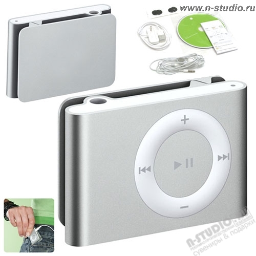  iPod MP3 плееры mini серебристые