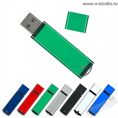 Зеленые флэшки корпоративные 512Mb 1Gb 2Gb 4Gb 8Gb (promo)