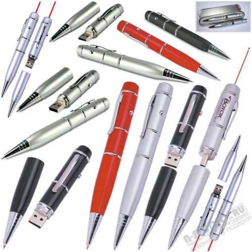 Ручка usb flash pen c лазерной указкой ручки флешки под нанесение логотипа 