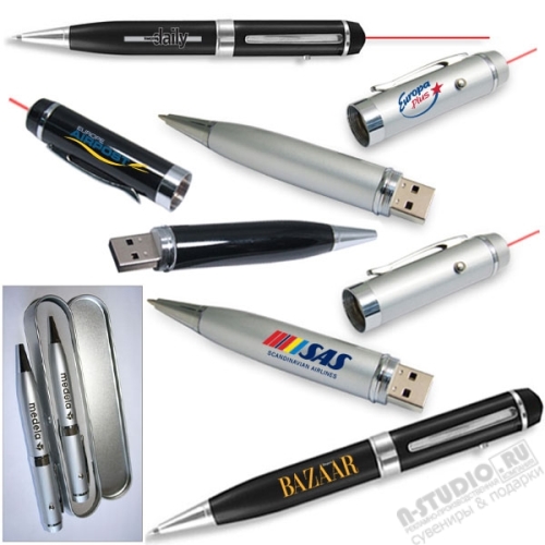 Флэшки ручки лазерная указка серебро usb flash pen black usb флешки ручки черные