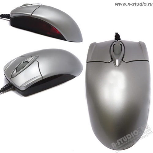 Mouse Optical серебристые оптические мышки с подсветкой