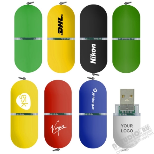 Флешки капсула usb flash drive с фирменной символикой флэш карты