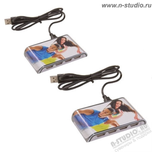 USB-разветвитель 4 порта хабы с нанесением логотипа