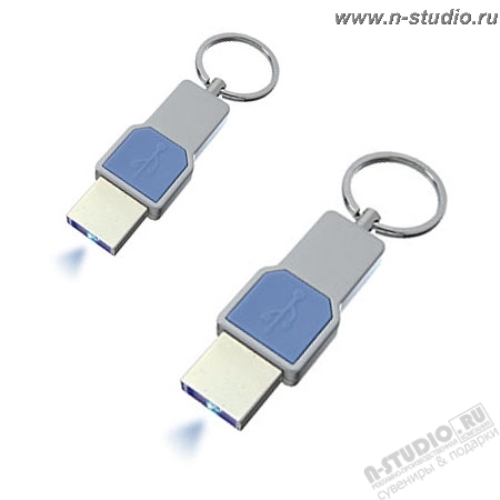 USB брелок с LED фонарем компьютерные сувениры с логотипом