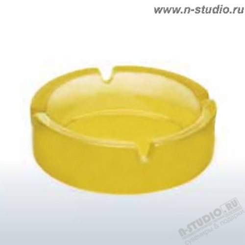 Желтые стеклянные пепельницы оптом пепельница стекло желтая