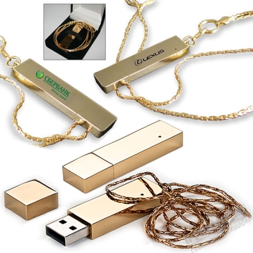 Флэшка слиток золото usb flash drive металл флешки слитки оптом