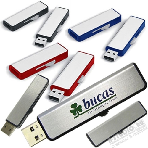 Флэшки металл пластик usb flash drive белые флешки серебро оптом