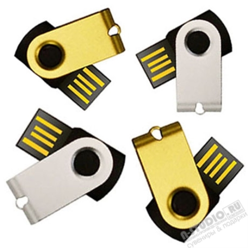 Флэшка мини под логотип 1Gb 2Gb USB Flash Drive slim