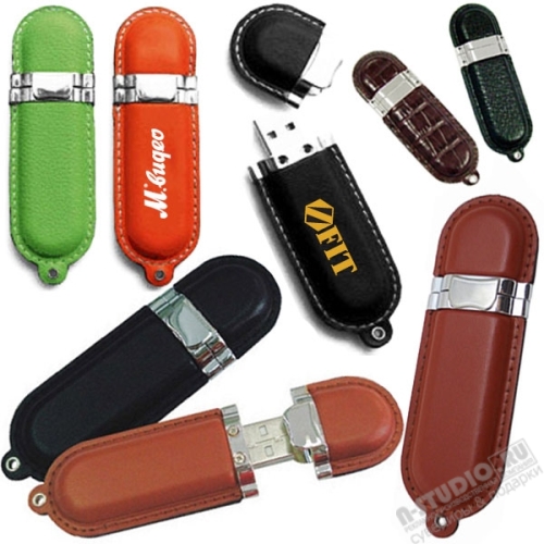 Флэшка кожаная под логотип usb-флеш карты из кожи 1гб 2Gb 4Gb 8Gb 16Gb