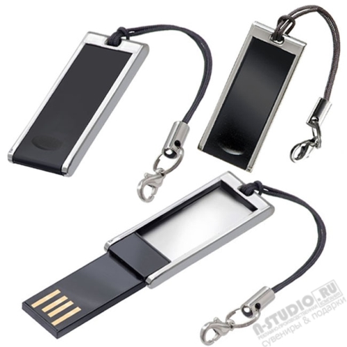Флэшка slim 1Gb 2Gb металл флеш накопитель 4Gb 8Gb