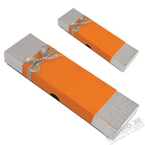 Оранжевая упаковка для флэшек ручек usb flash drive pen