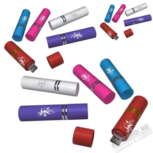 Оригинальные флешки «Помада» usb flash drive рекламная флеш карта